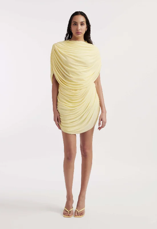 Natalia butter yellow dress