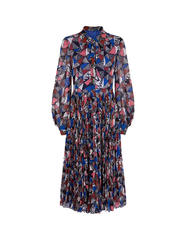 MARYLING Shirt Style Printed Dress