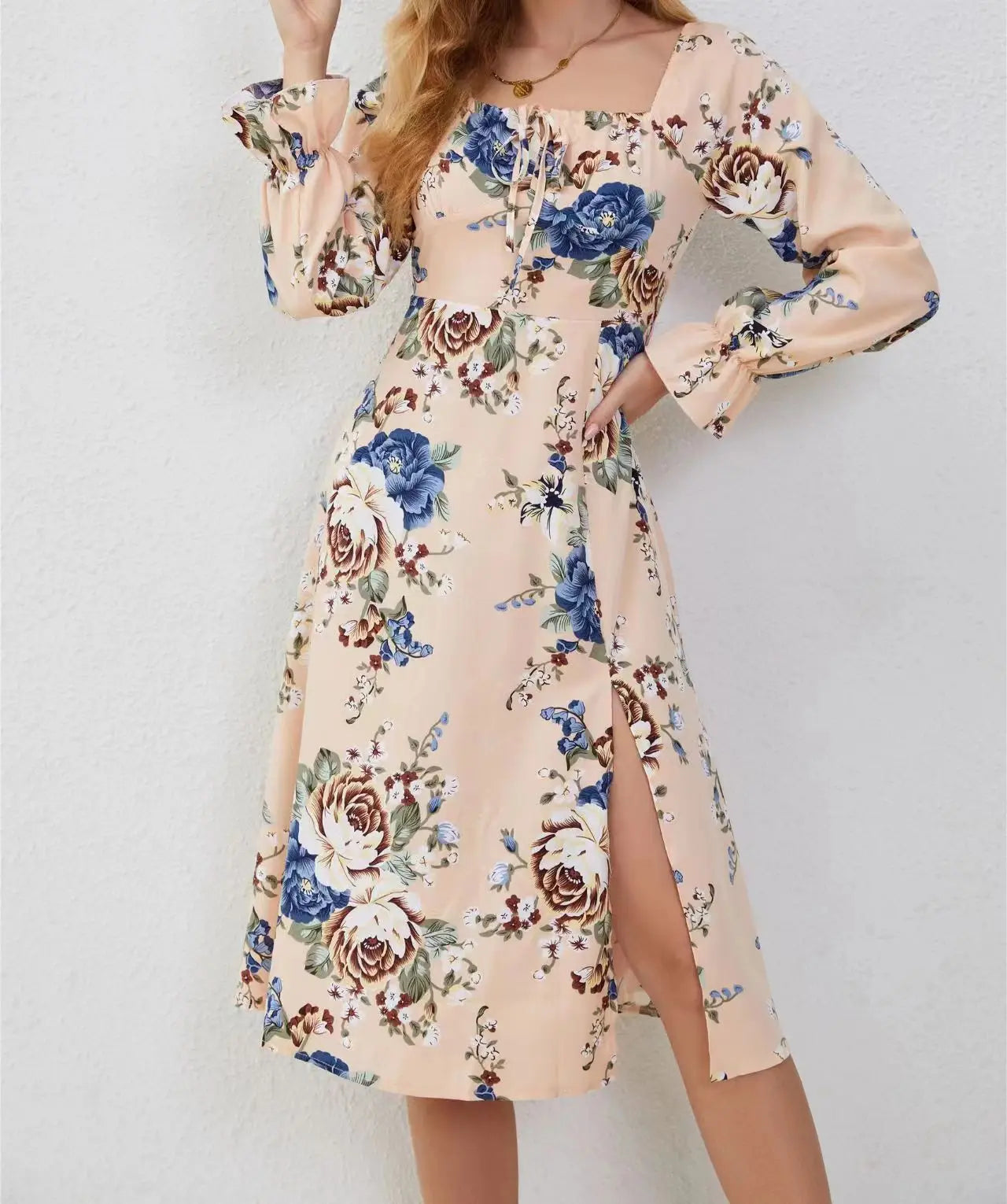 Autumn Winter New Elegant Casual Streetwear Y2K Midi Dresses Stylish Button-Up Midi Dress