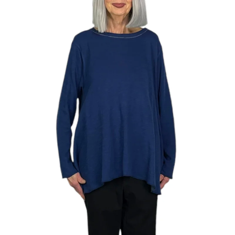 DOUBLE LAYER LONG ANGEL TEE Seamless Knitted Crochet