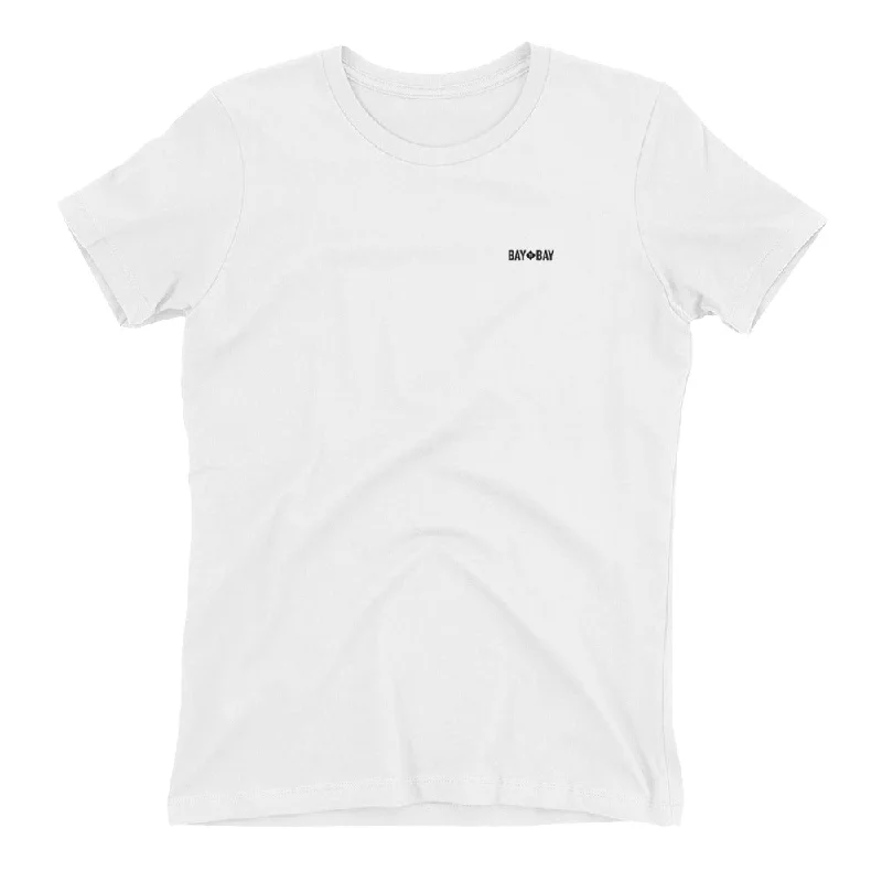 Bay Minimal Women's t-shirt Hooded Caped Shawl Collar