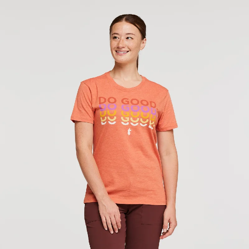 Do Good Repeat T-Shirt - Womens Lace Blend Ribbed Blend Corduroy Blend