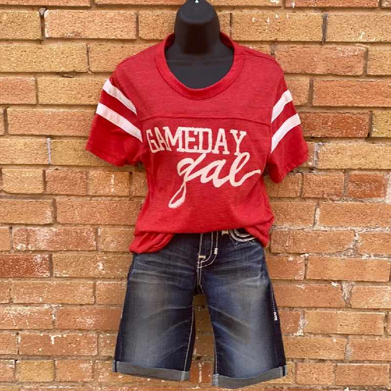 Gameday Gal T-Shirt Lace Blend Ribbed Blend Corduroy Blend