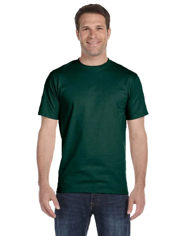 Gildan DryBlend 50/50 T-Shirt | Forest Green Jersey Fabric Tulle Fabric Batik Fabric