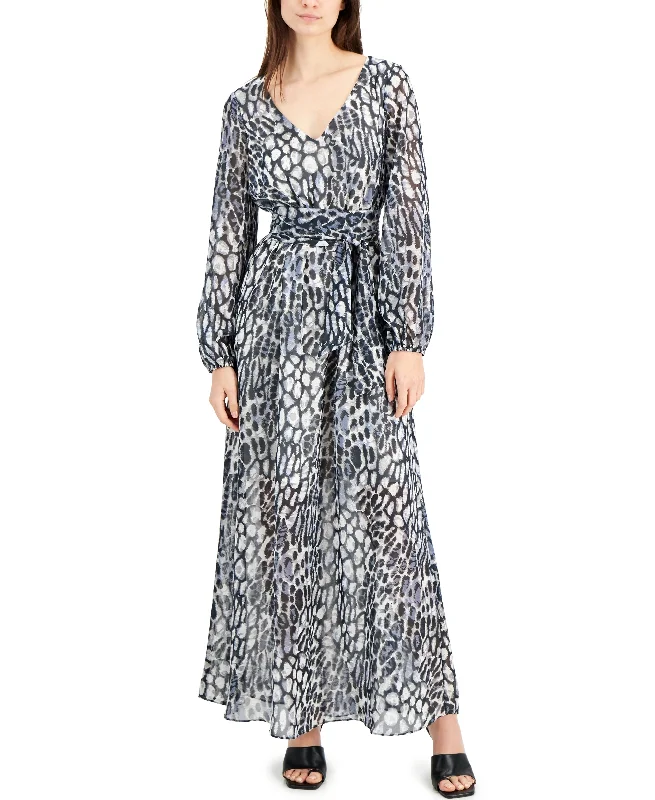 INC International Concepts Printed Maxi Dress Comfortable Bohemian Maxi Dress