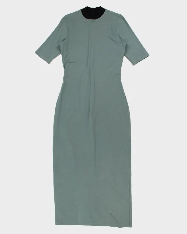 Lululemon Green Maxi Dress - M Elegant Tiered Maxi Dress