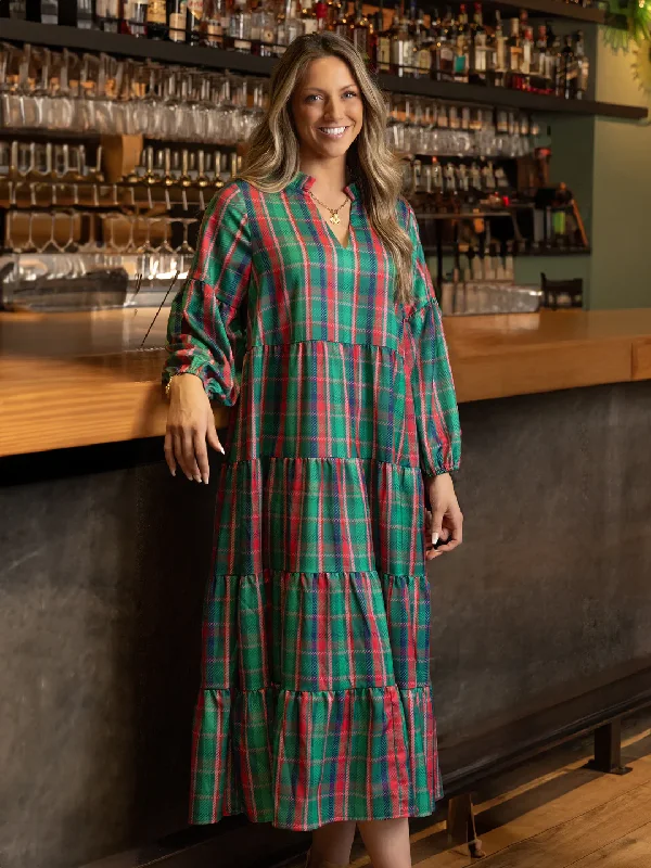 Michelle McDowell - Christina Maxi Dress - Plaid About You Elegant Floral Maxi Dress