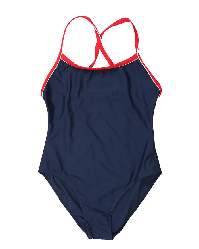 Moda Swimwear Navy Red White - M Timeless Black Bikini