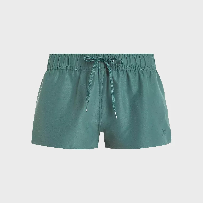 Protest Evi Womens Swim Shorts - Laurel Green Mesh Detail Bikini