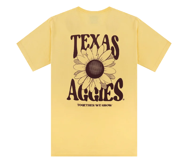 Texas A&M Aggies Together We Grow T-Shirt Cashmere Blend Cotton Blend Poly Blend