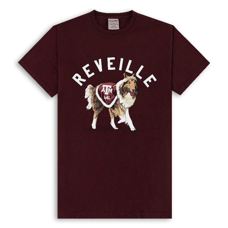 Texas A&M Reveille Walk T-Shirt Welt Pockets Slit Pockets Flap Pockets