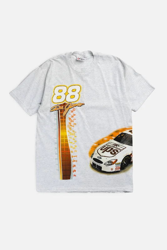 Vintage Racing Tee - M Basic T-Shirt Crew Neck Short Sleeve