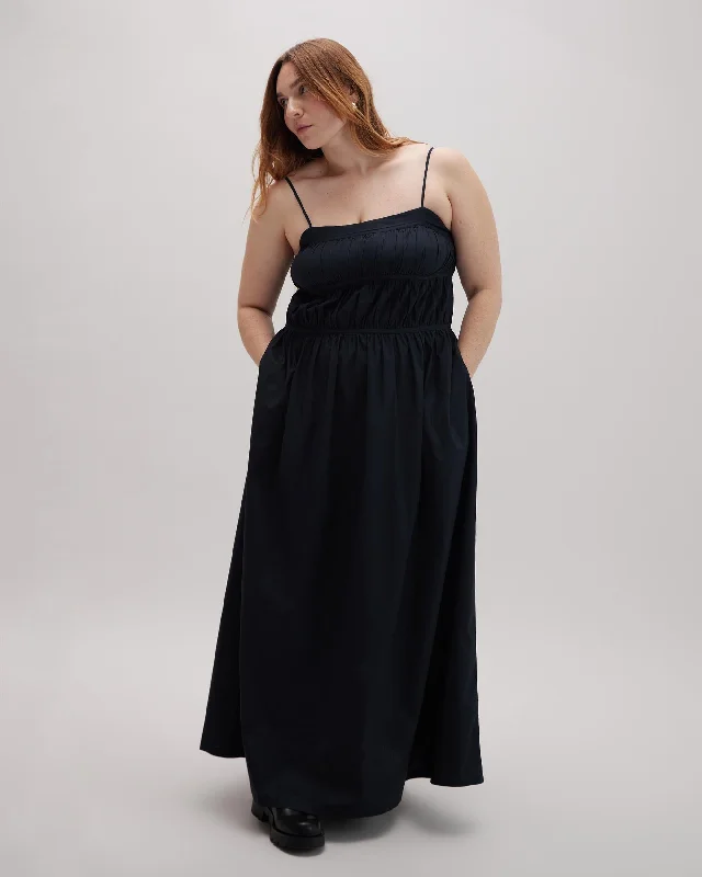 Women's Dakota Tiered Maxi Dress Chic Button-Up Maxi Dress