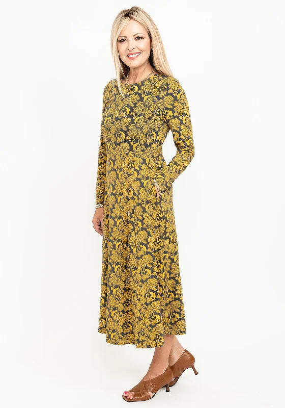 White Stuff Madeline Peacock Print Midi Dress, Chart Multi Trendy Ruffled Sleeve Midi Dress White Stuff Madeline Peacock Print Midi Dress, Chart Multi Trendy Ruffled Sleeve Midi Dress