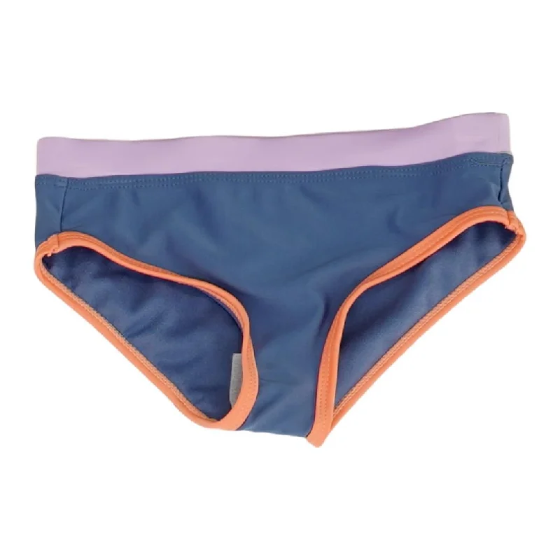 Blue Solid Swim Bottom Quick-Dry Tankini