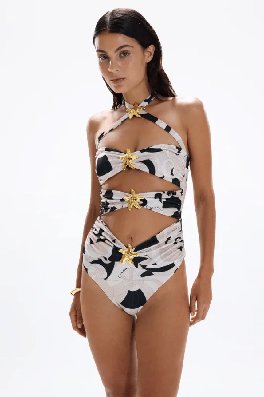 Diamond Seastar Swimsuit Nautilus Classic Monokini Design