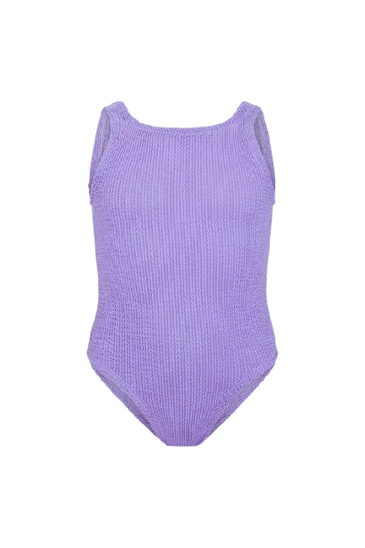 Baby Classic Swim Lilac Solid Color Swimsuit