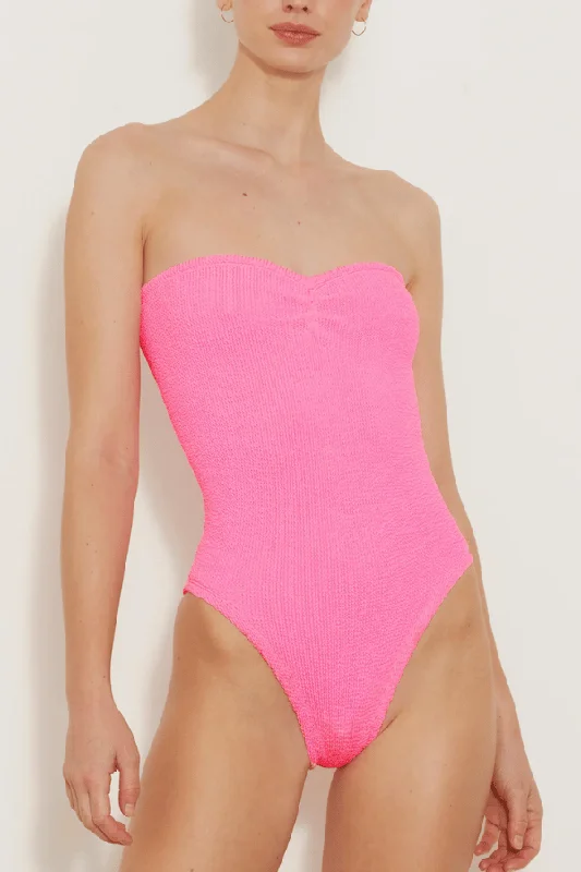 Brooke Swim Bubblegum Bold High-Cut Bikini