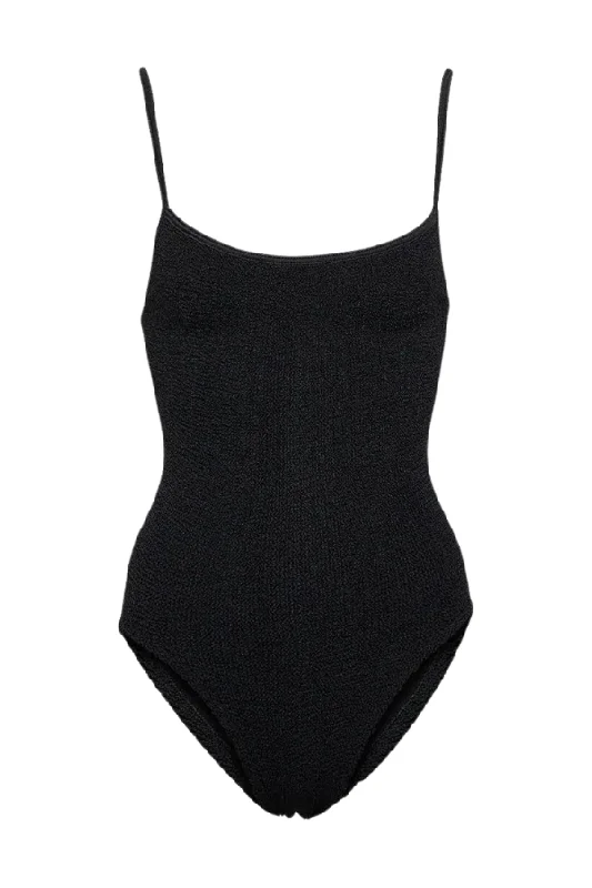 Pamela Swim Black Mesh Swimsuit Top