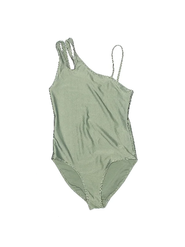 One Piece Swimsuit High-Waisted Swimwear