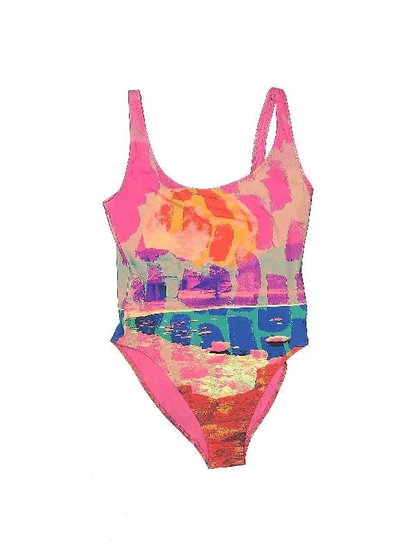 One Piece Swimsuit Trendy Swimwear Set