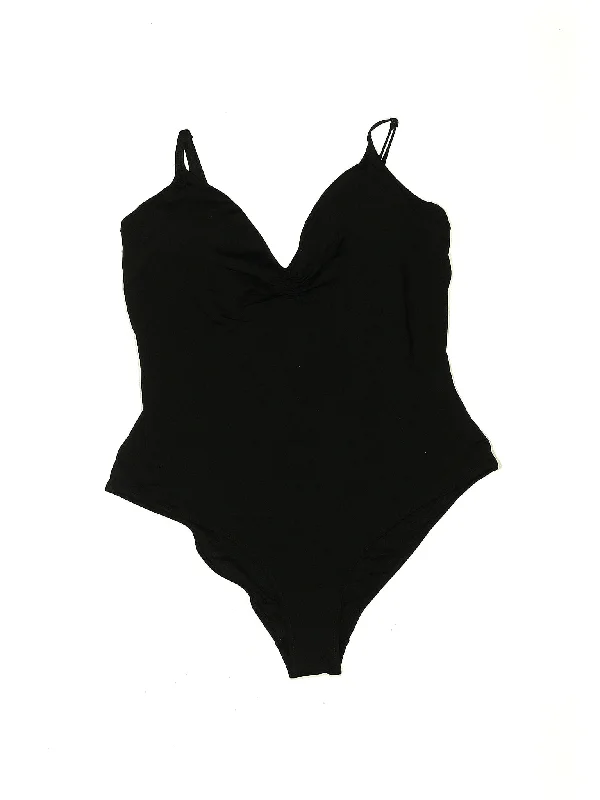 One Piece Swimsuit Ruched Swimwear Set