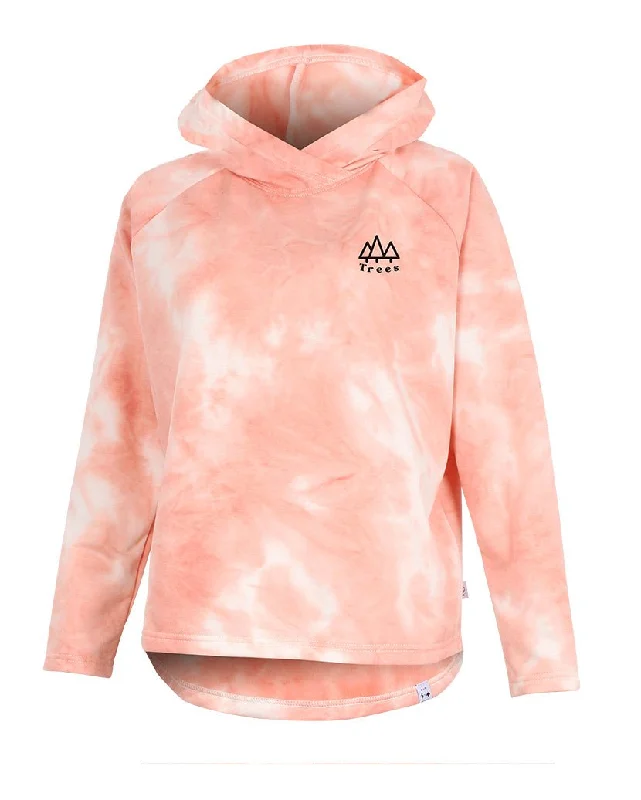 Hoodie Cooldown pour Femme | Tie-Dye/ Pêche Hoodie with Logo Branding Identity