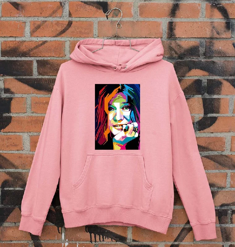 Janis Joplin Unisex Hoodie for Men/Women Hoodie with Emblem Brand Identity