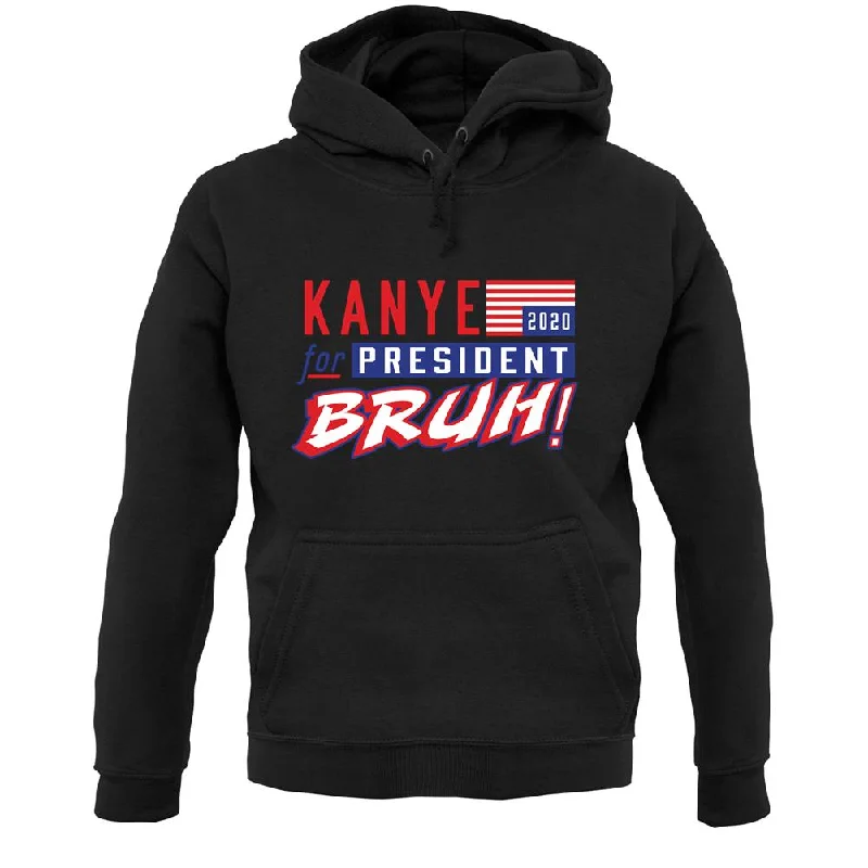 Kanye For President 2020 Unisex Hoodie Hoodie with Button Classic Timeless