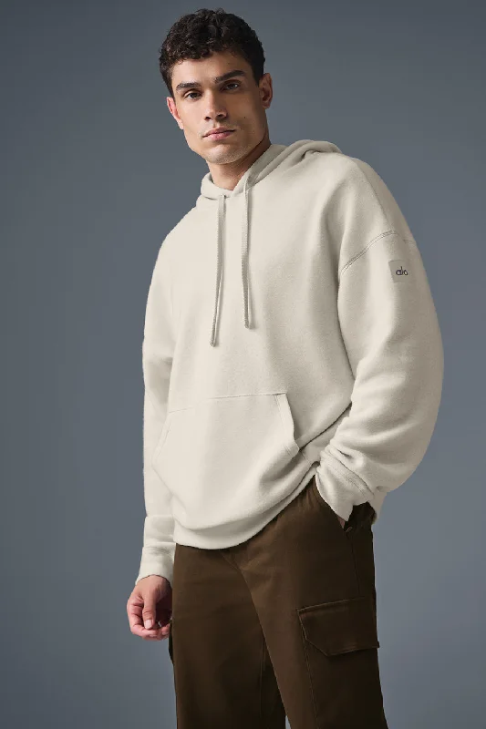 Triumph Restore Hoodie - Bone Zip Hoodie Drawstring Kangaroo Pocket