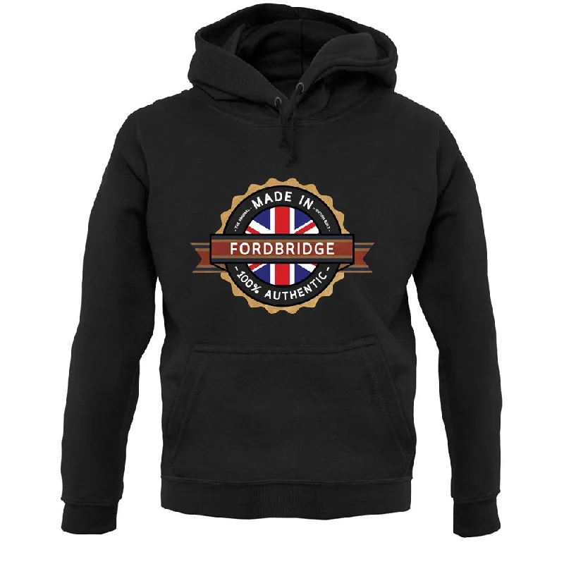 Made In Fordbridge 100% Authentic Unisex Hoodie Hoodie with Cropped Fit Short Trendy