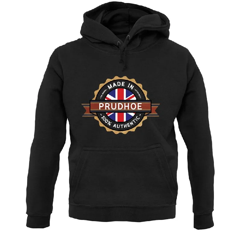 Made In Prudhoe 100% Authentic Unisex Hoodie Hoodie with Hood Adjustable Protection