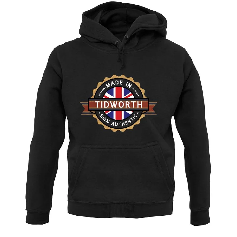 Made In Tidworth 100% Authentic Unisex Hoodie Hoodie with Bell Sleeves Flared Feminine