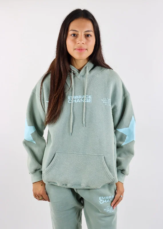 Mayfair Embrace Change Hoodie ★ Mint Hoodie Sweatshirt Pullover