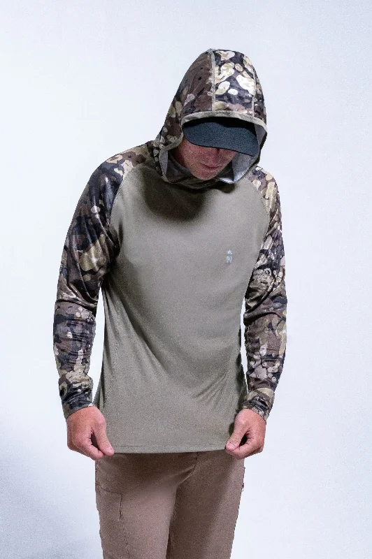 "UPF 50" Summer Cooling Hoodie Hoodie with High Neck Warm Protective