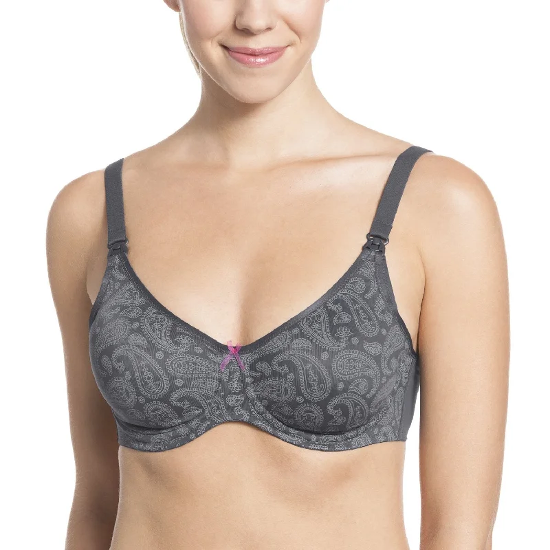 Anita Maternity Women`s Paisley Underwire Nursing Bra Seamless Fit Bra