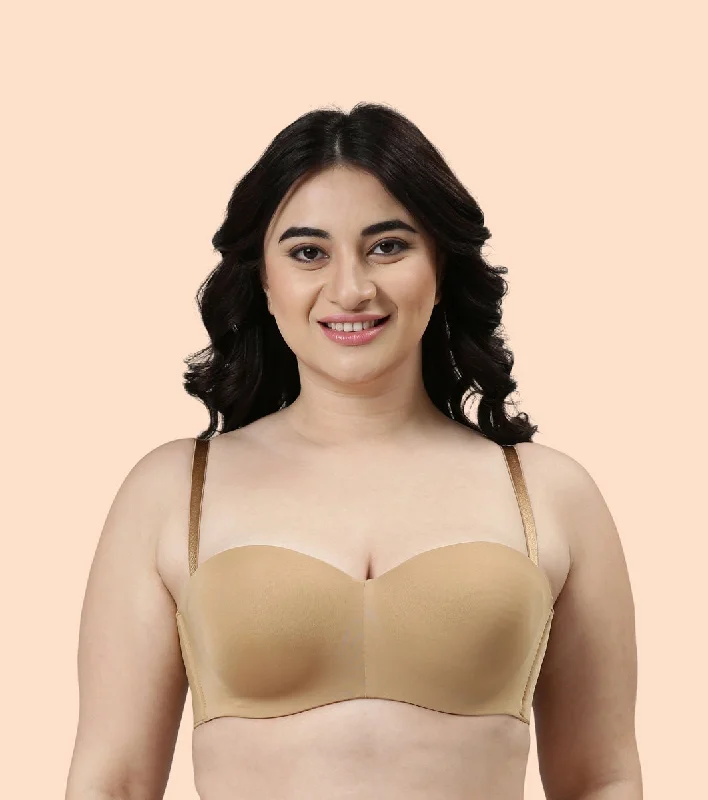 Full Figure Strapless & Multi-way Bra Soft Stretch Bra