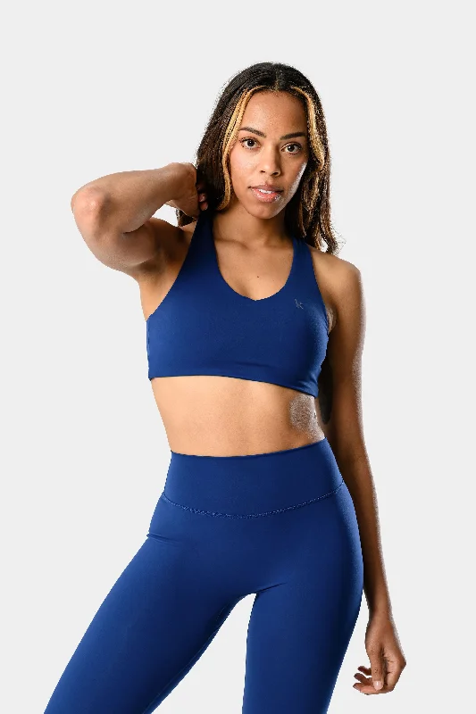 Eva Sports Bra - Royal Blue Sleek Push-Up Bra