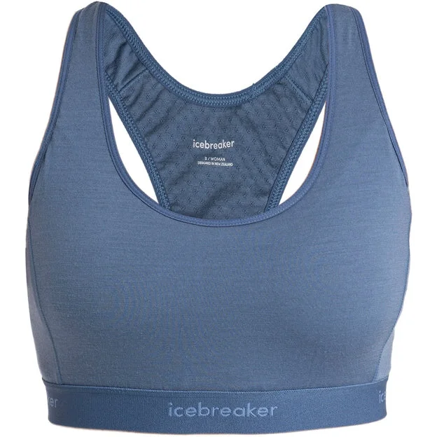 Icebreaker Merino 125 Zoneknit Racerback Bra (Women's) Dawn Chic Satin Bra