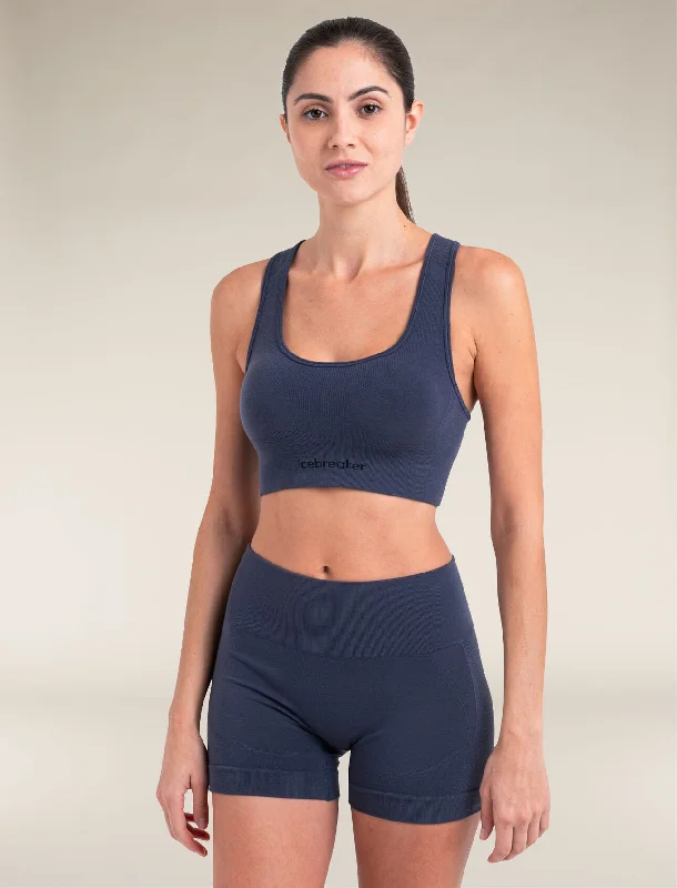 Icebreaker Merino Blend 260 ZoneKnit™ Seamless Bra (Women's) Soft Lace Bralette