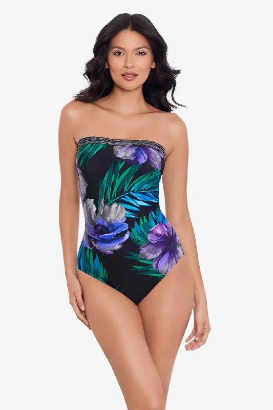 Flora Aura Avanti One Piece Swimsuit Halter Top Bikini