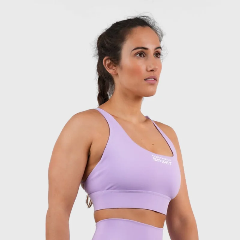 Northern Spirit - KHI WOMEN CROSSBACK SPORTS BRA MEDIUM SUPPORT - ORCHID BLOOM Soft Cup Bra