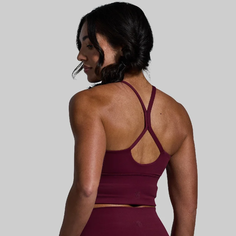 Om The Day Sports Bra 2.0 (Garnet) Comfortable Fit Bralette