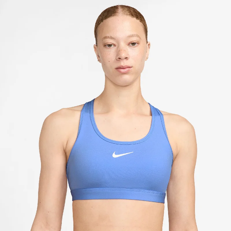 Women's Swoosh Medium Support Padded Sports Bra High-Cut Bra Design