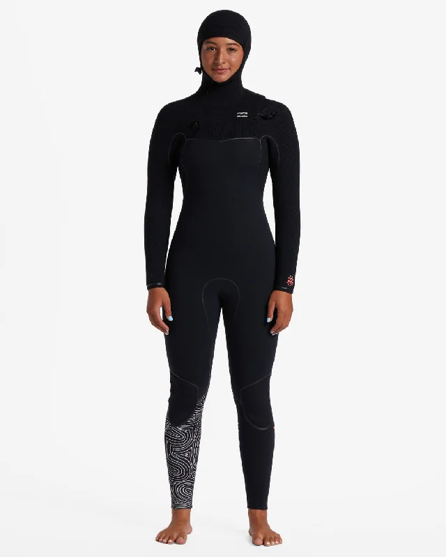 5/4 Furnace Chest Zip Hooded Wetsuit - Midnight Trails Hoodie with Earth Tones Natural Calm 5/4 Furnace Chest Zip Hooded Wetsuit - Midnight Trails Hoodie with Earth Tones Natural Calm