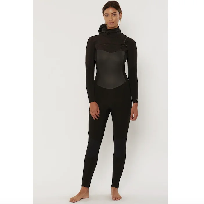 7 Seas 5/4 Hooded Full Suit - Black Heather Hoodie with Belted Waist Structured Tailored 7 Seas 5/4 Hooded Full Suit - Black Heather Hoodie with Belted Waist Structured Tailored