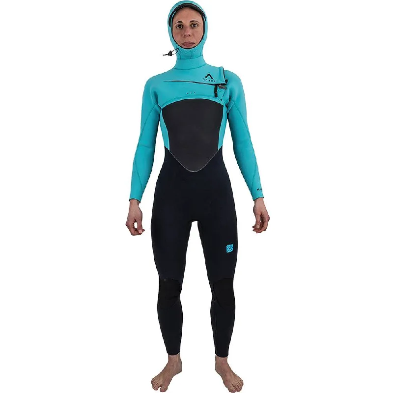 Annox Radical Hooded Women Wetsuit 6/5/4 Hoodie with Illustration Artistic Creative