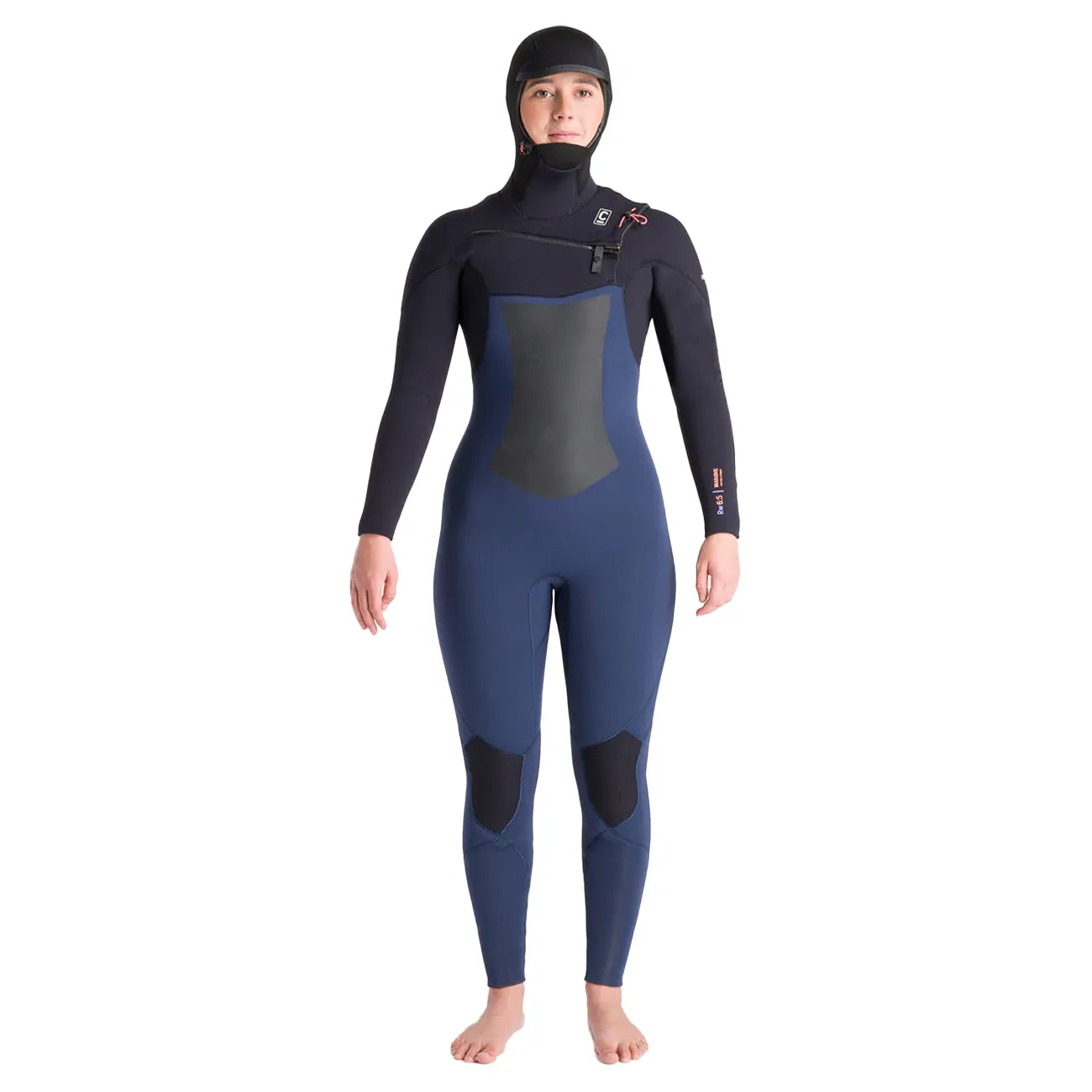C-Skins Women's NuWave ReWired 6/5 Chest Zip Hooded Wetsuit - 24/25 Hoodie with Camouflage Military Edgy C-Skins Women's NuWave ReWired 6/5 Chest Zip Hooded Wetsuit - 24/25 Hoodie with Camouflage Military Edgy
