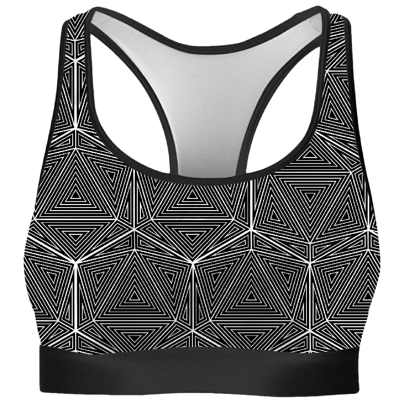 Hallucinations Dark Honey Rave Bra High-Cut Bra Design