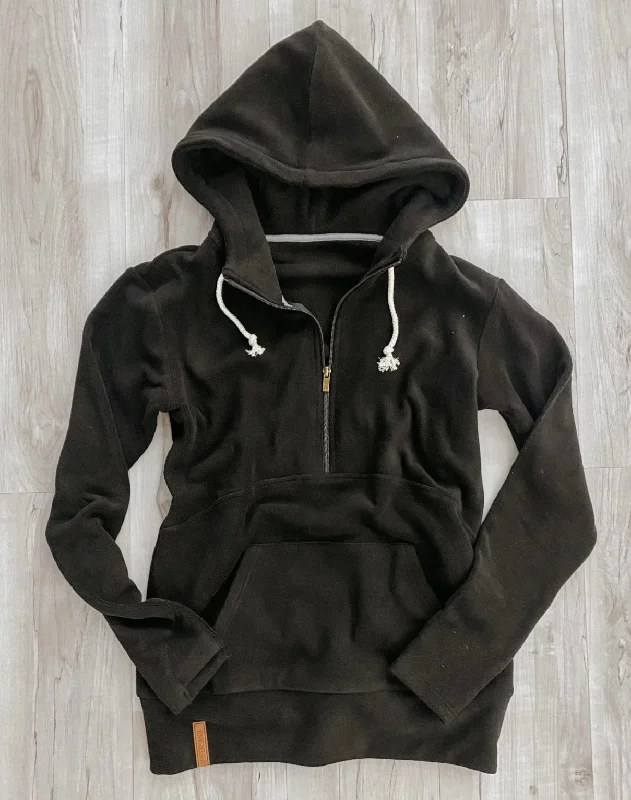 Kids Cozy Cutie Half Zip Hoodie-New Moon {Ampersand} Hoodie with Ribbed Cuffs Snug Fit Comfort Kids Cozy Cutie Half Zip Hoodie-New Moon {Ampersand} Hoodie with Ribbed Cuffs Snug Fit Comfort